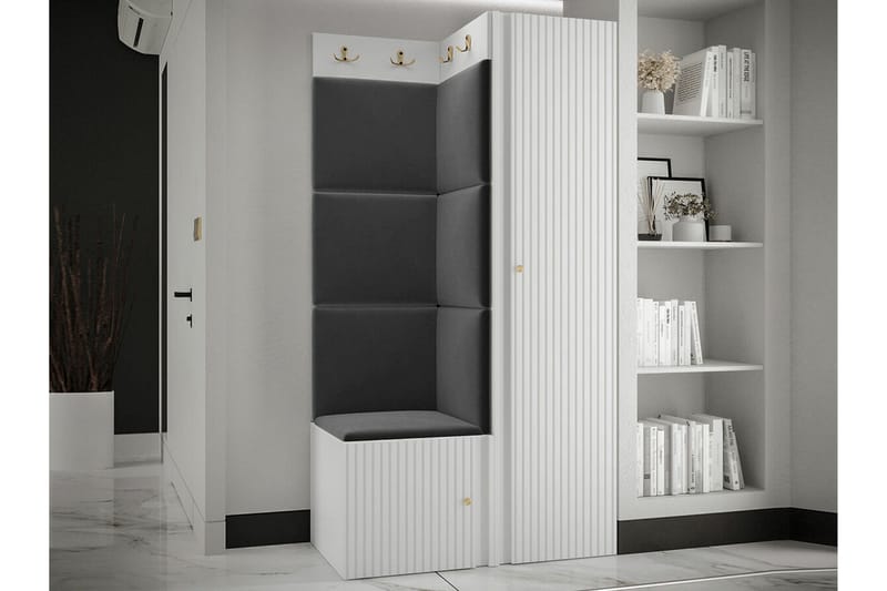 Dunvegan Highboard White - Oppbevaring - Skap - Oppbevaringsskap