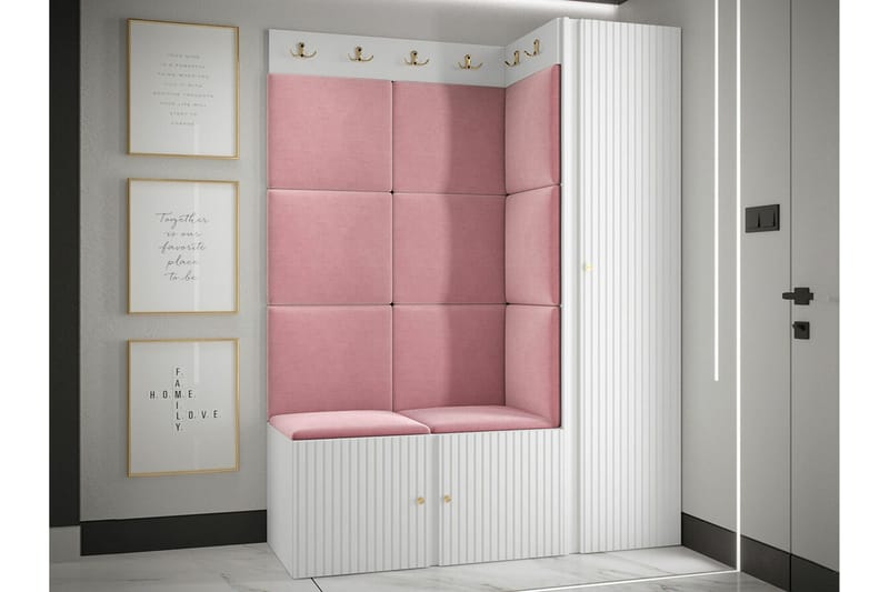 Dunvegan Highboard White - Oppbevaring - Skap - Oppbevaringsskap