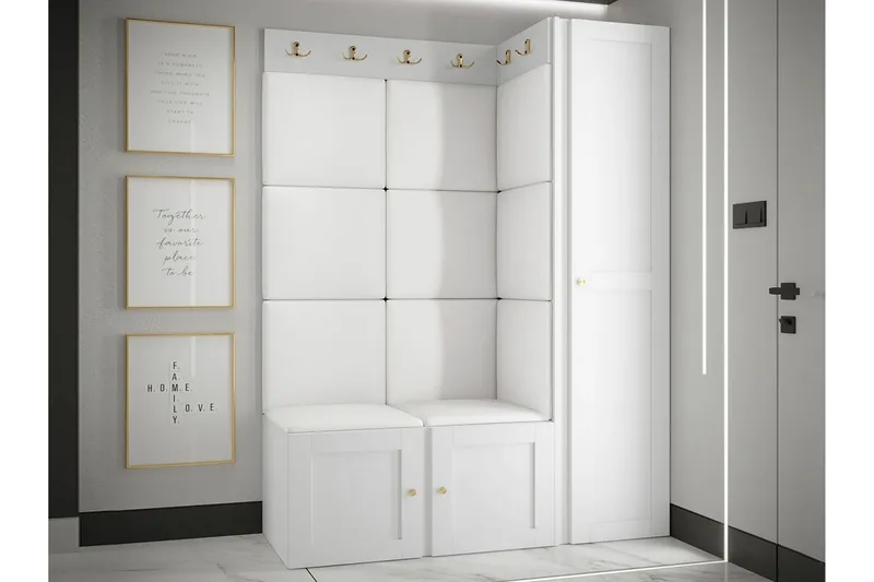 Dunvegan Highboard White - Oppbevaring - Skap - Oppbevaringsskap