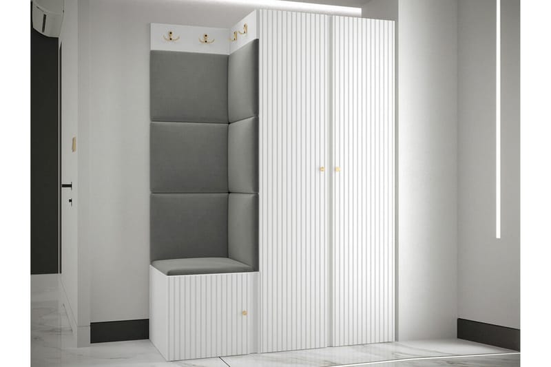 Dunvegan Highboard White - Oppbevaring - Skap - Oppbevaringsskap