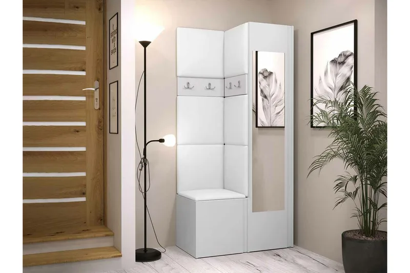 Dunvegan Highboard White - Oppbevaring - Skap - Oppbevaringsskap