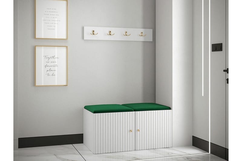 Dunvegan Highboard White - Oppbevaring - Skap - Oppbevaringsskap