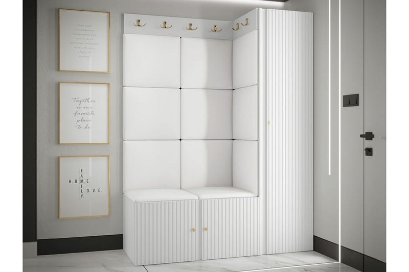 Dunvegan Highboard White - Oppbevaring - Skap - Oppbevaringsskap