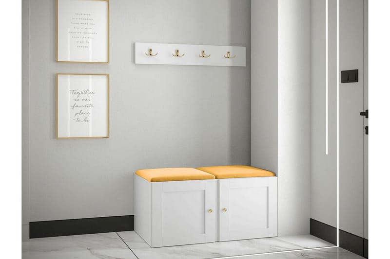 Dunvegan Highboard White - Oppbevaring - Skap - Oppbevaringsskap