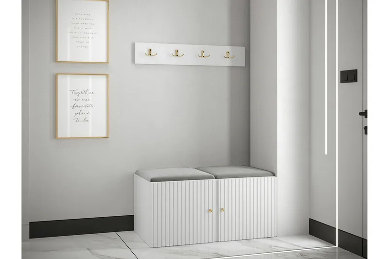 Dunvegan Highboard White - Oppbevaring - Skap - Oppbevaringsskap