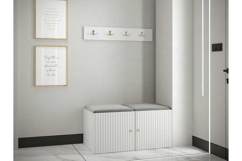 Dunvegan Highboard White - Oppbevaring - Skap - Oppbevaringsskap