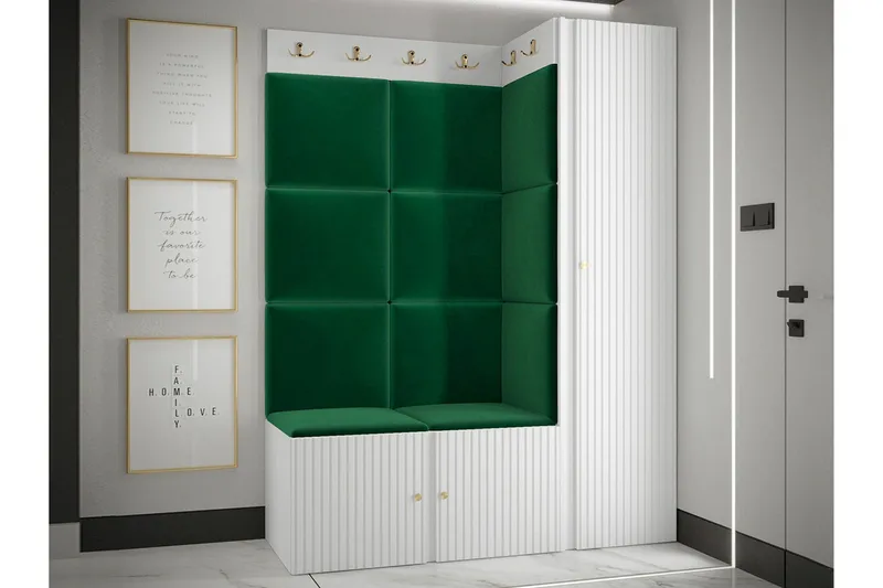 Dunvegan Highboard White - Oppbevaring - Skap - Oppbevaringsskap