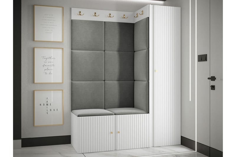 Dunvegan Highboard White - Oppbevaring - Skap - Oppbevaringsskap