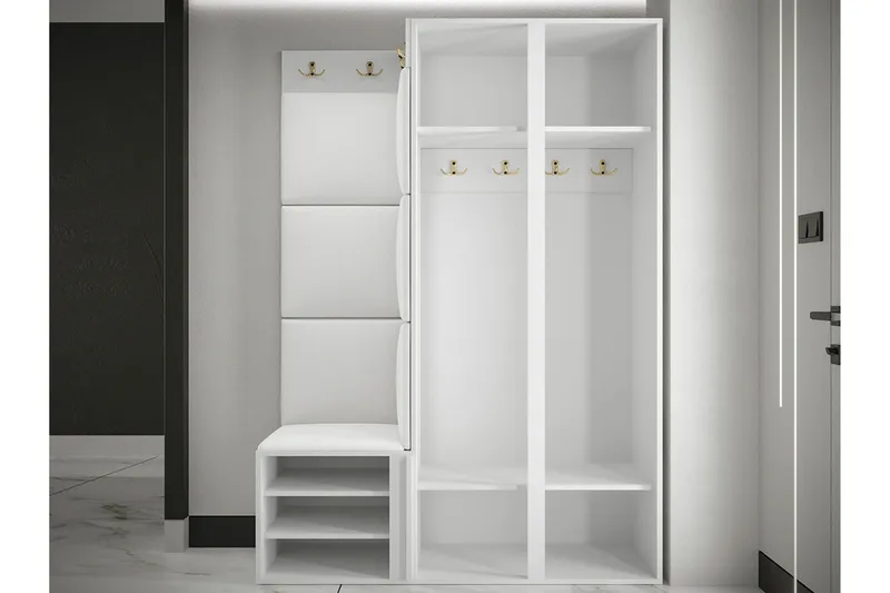 Dunvegan Highboard White - Oppbevaring - Skap - Oppbevaringsskap