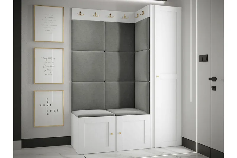 Dunvegan Highboard White - Oppbevaring - Skap - Oppbevaringsskap