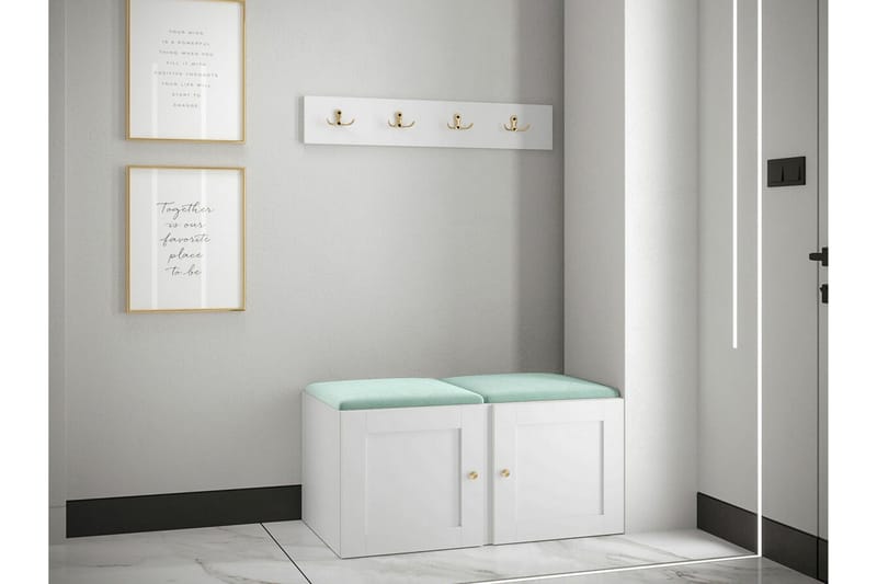 Dunvegan Highboard White - Oppbevaring - Skap - Oppbevaringsskap