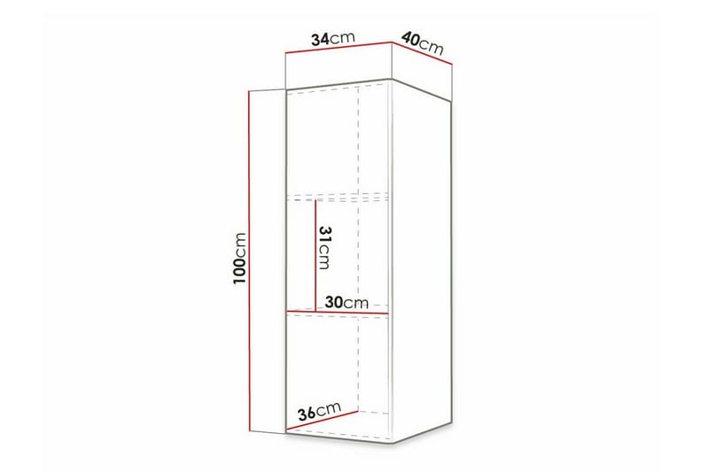 Dunvegan Highboard White - Oppbevaring - Skap - Oppbevaringsskap