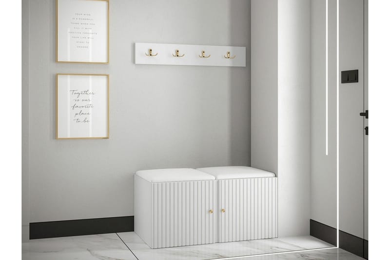 Dunvegan Highboard White - Oppbevaring - Skap - Oppbevaringsskap