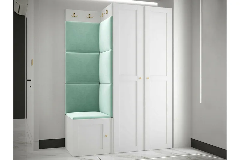 Dunvegan Highboard White - Oppbevaring - Skap - Oppbevaringsskap