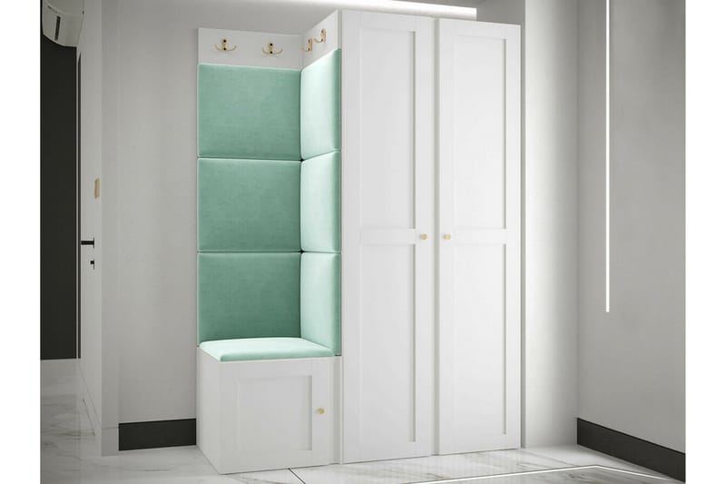 Dunvegan Highboard White - Oppbevaring - Skap - Oppbevaringsskap