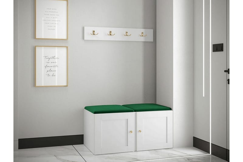 Dunvegan Highboard White - Oppbevaring - Skap - Oppbevaringsskap