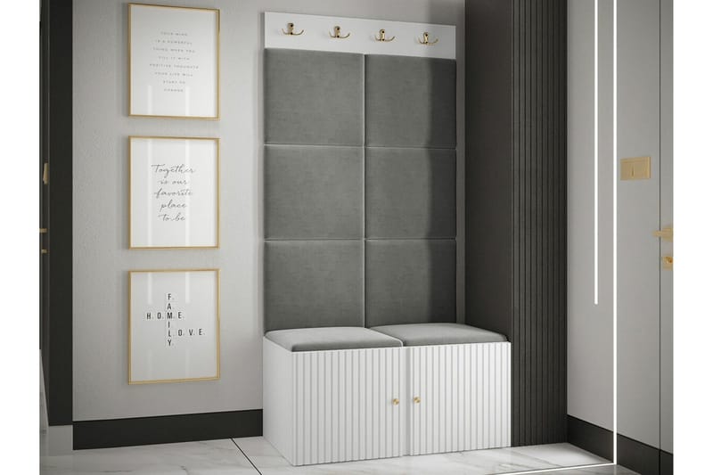 Dunvegan Highboard White - Oppbevaring - Skap - Oppbevaringsskap