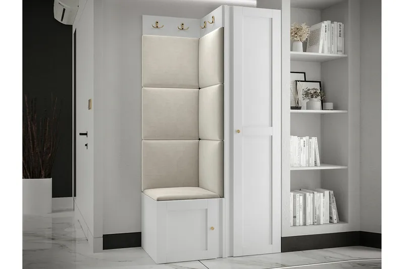 Dunvegan Highboard White - Oppbevaring - Skap - Oppbevaringsskap