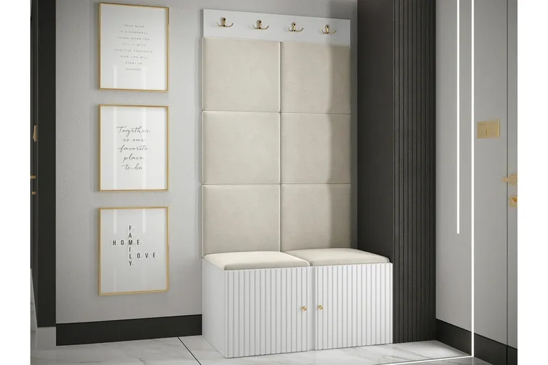 Dunvegan Highboard White - Oppbevaring - Skap - Oppbevaringsskap