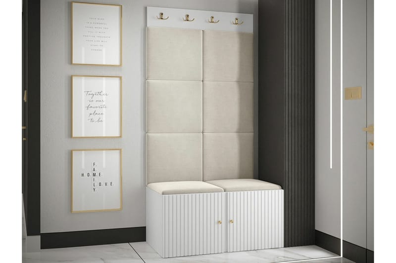 Dunvegan Highboard White - Oppbevaring - Skap - Oppbevaringsskap