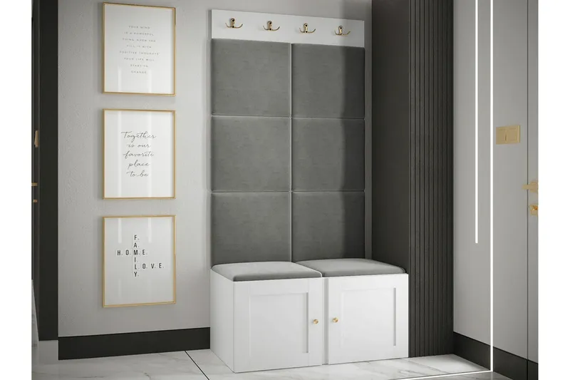 Dunvegan Highboard White - Oppbevaring - Skap - Oppbevaringsskap