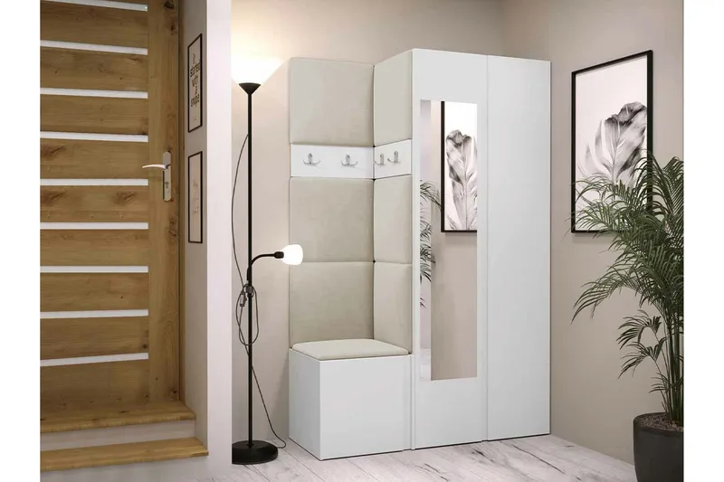 Dunvegan Highboard White - Oppbevaring - Skap - Oppbevaringsskap