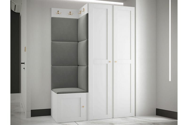 Dunvegan Highboard White - Oppbevaring - Skap - Oppbevaringsskap