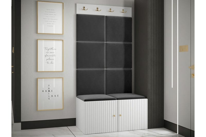 Dunvegan Highboard White - Oppbevaring - Skap - Oppbevaringsskap