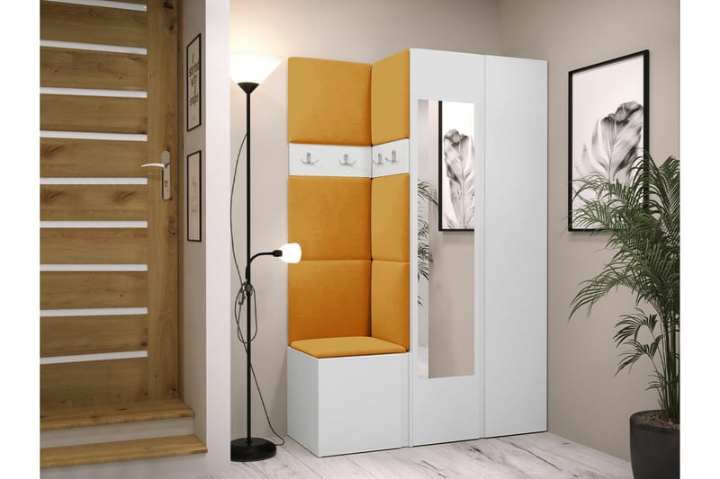 Dunvegan Highboard White - Oppbevaring - Skap - Oppbevaringsskap