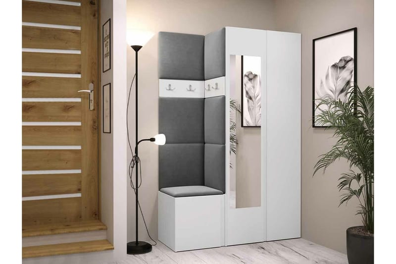 Dunvegan Highboard White - Oppbevaring - Skap - Oppbevaringsskap