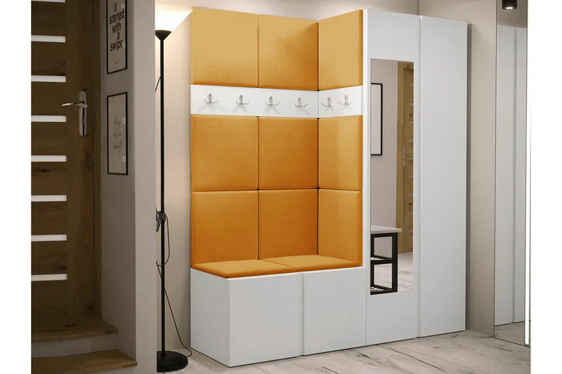 Dunvegan Highboard White - Oppbevaring - Skap - Oppbevaringsskap