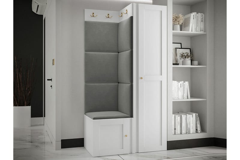 Dunvegan Highboard White - Oppbevaring - Skap - Oppbevaringsskap