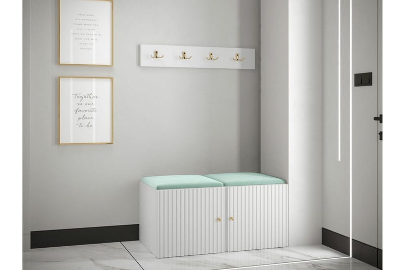 Dunvegan Highboard White - Oppbevaring - Skap - Oppbevaringsskap