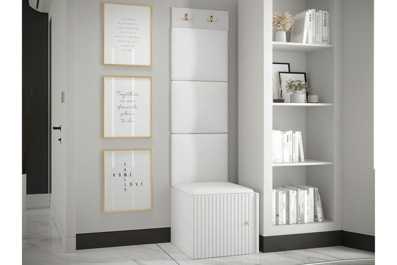 Dunvegan Highboard White - Oppbevaring - Skap - Oppbevaringsskap