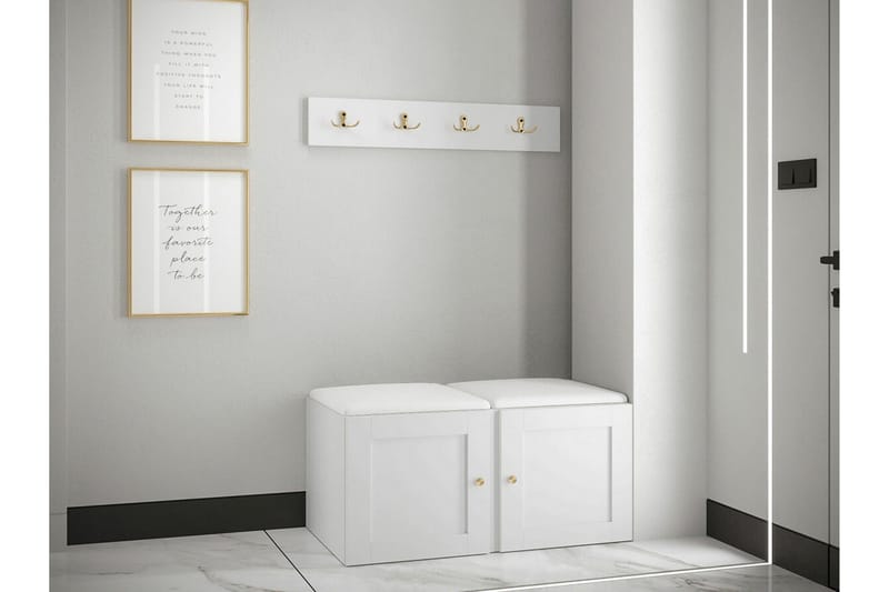 Dunvegan Highboard White - Oppbevaring - Skap - Oppbevaringsskap