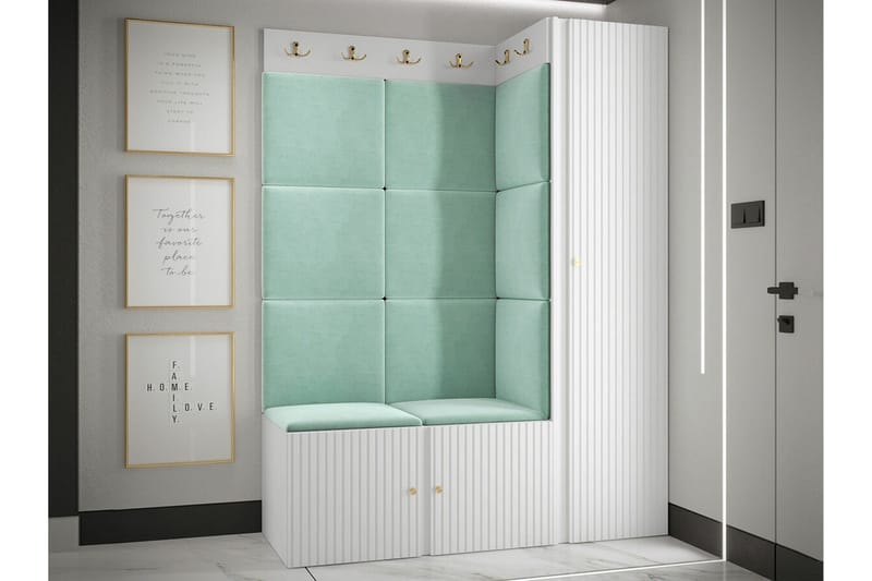 Dunvegan Highboard White - Oppbevaring - Skap - Oppbevaringsskap