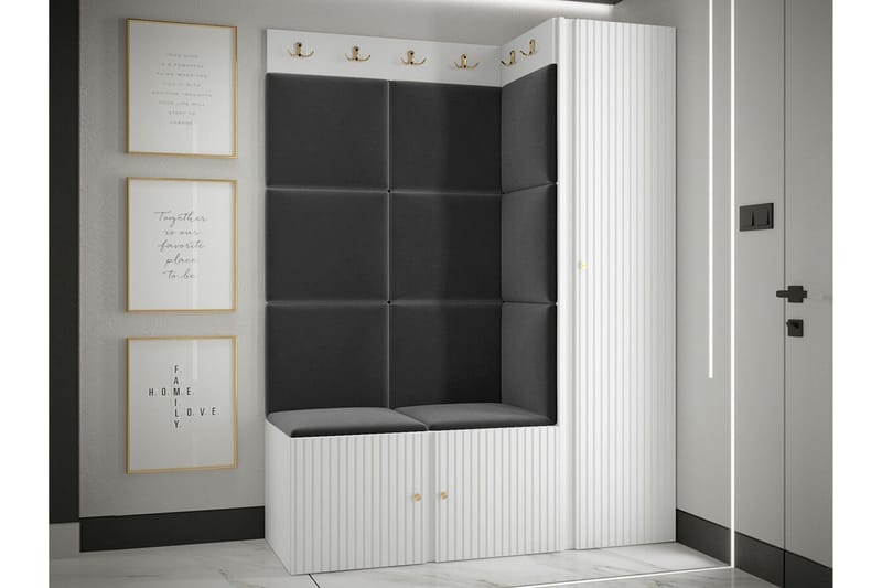 Dunvegan Highboard White - Oppbevaring - Skap - Oppbevaringsskap