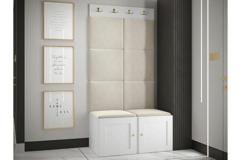 Dunvegan Highboard White - Oppbevaring - Skap - Oppbevaringsskap