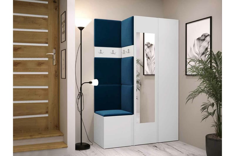 Dunvegan Highboard White - Oppbevaring - Skap - Oppbevaringsskap