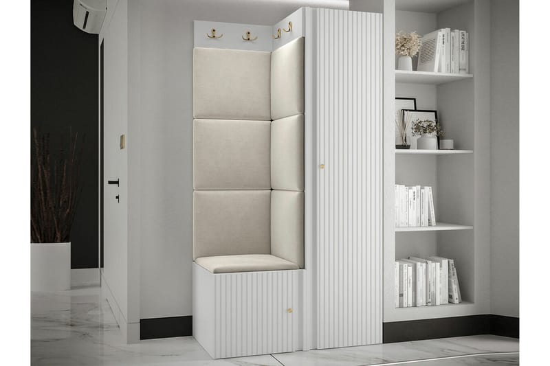 Dunvegan Highboard White - Oppbevaring - Skap - Oppbevaringsskap