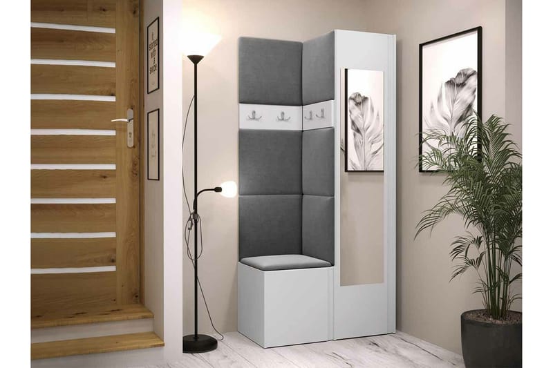 Dunvegan Highboard White - Oppbevaring - Skap - Oppbevaringsskap