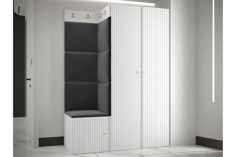 Dunvegan Highboard White - Oppbevaring - Skap - Oppbevaringsskap