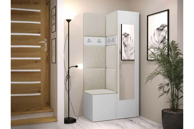 Dunvegan Highboard White - Oppbevaring - Skap - Oppbevaringsskap