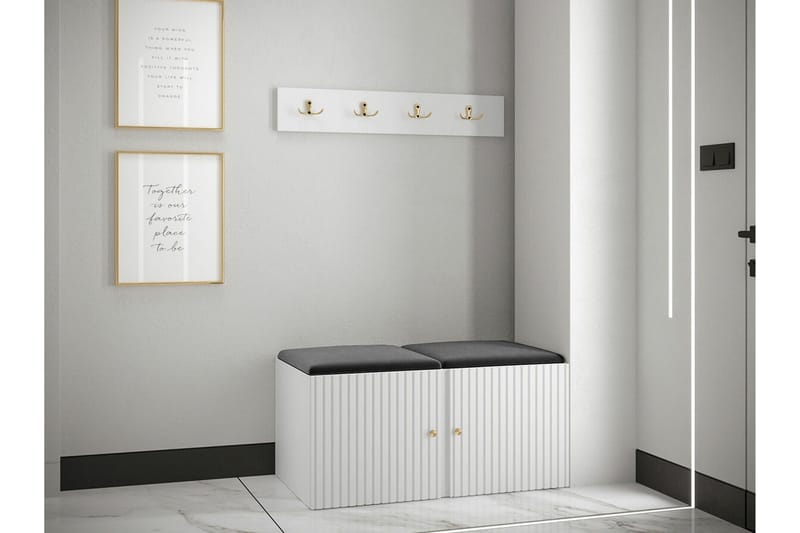 Dunvegan Highboard White - Oppbevaring - Skap - Oppbevaringsskap