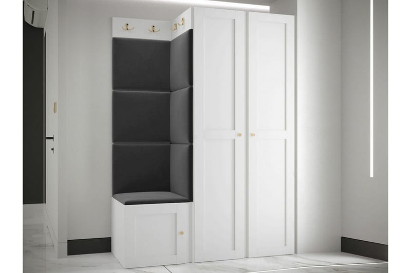 Dunvegan Highboard White - Oppbevaring - Skap - Oppbevaringsskap