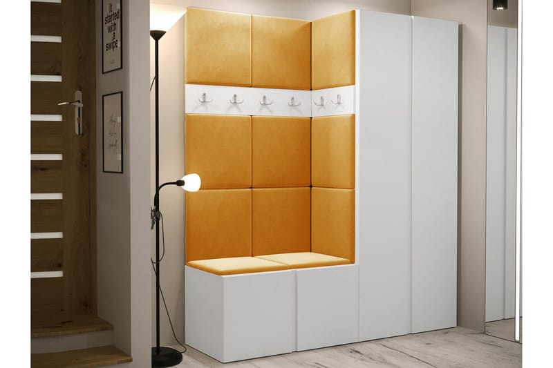 Dunvegan Highboard White - Oppbevaring - Skap - Oppbevaringsskap