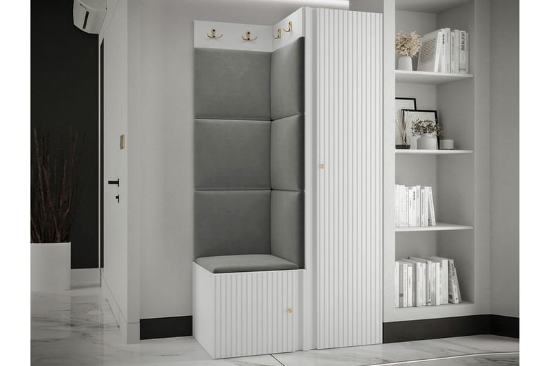 Dunvegan Highboard White - Oppbevaring - Skap - Oppbevaringsskap