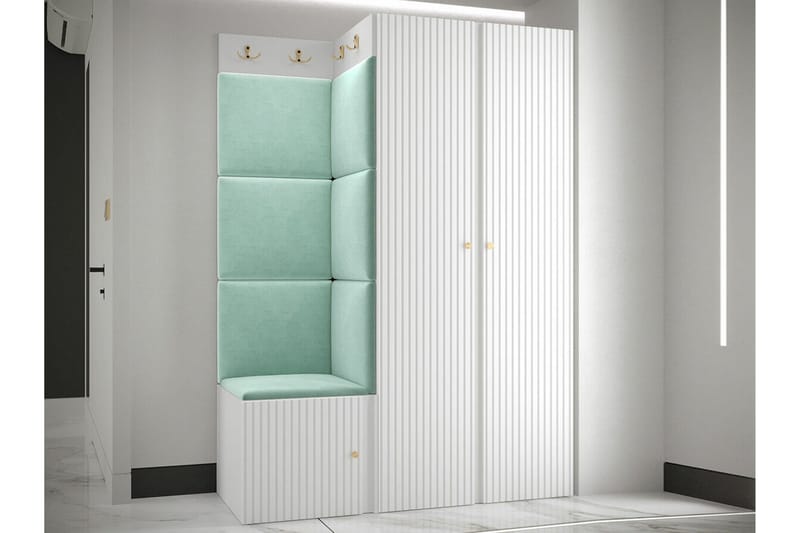 Dunvegan Highboard White - Oppbevaring - Skap - Oppbevaringsskap