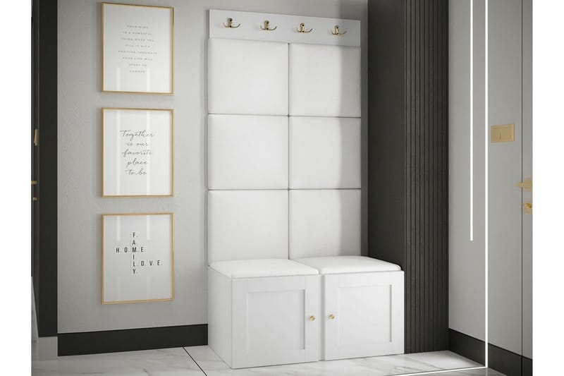 Dunvegan Highboard White - Oppbevaring - Skap - Oppbevaringsskap