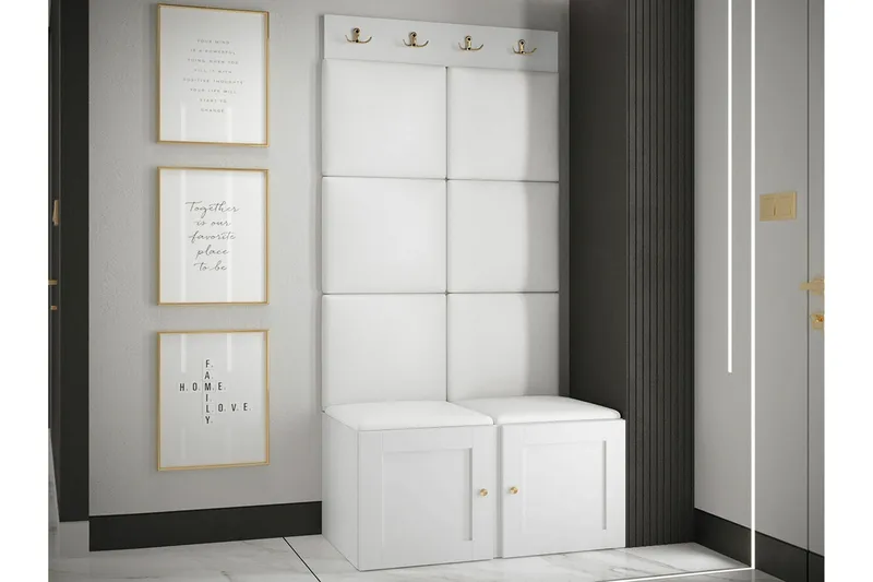 Dunvegan Highboard White - Oppbevaring - Skap - Oppbevaringsskap